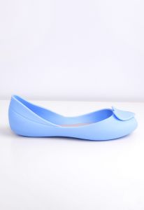 Meliski gumowe peep toe serduszko