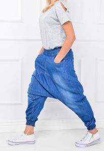 Jeansy damskie pumpy hamerki niski krok