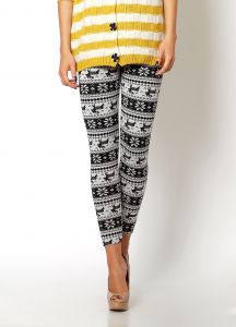 -20% SALE Ocieplane polarem legginsy skandynawskie